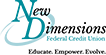 New Dimensions FCU Logo